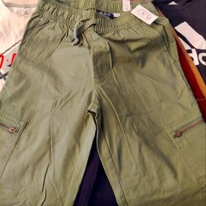 Children's Place Green Cargo Pants Boys Size 12